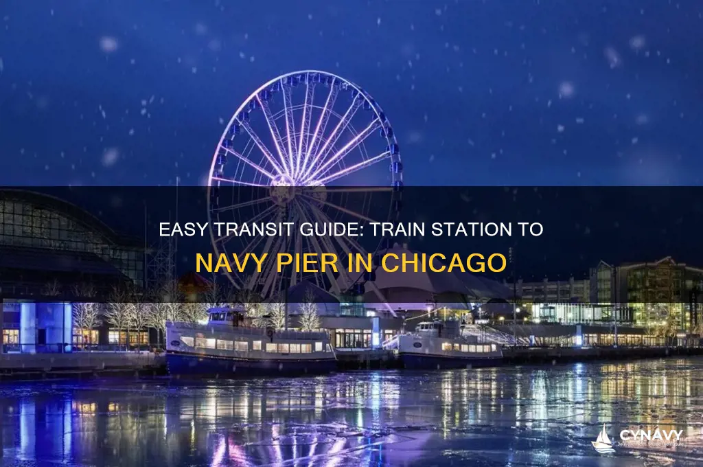 how to get from train station to navy pier