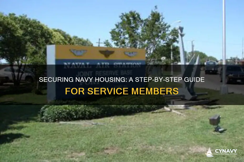 how to get housing in the navy