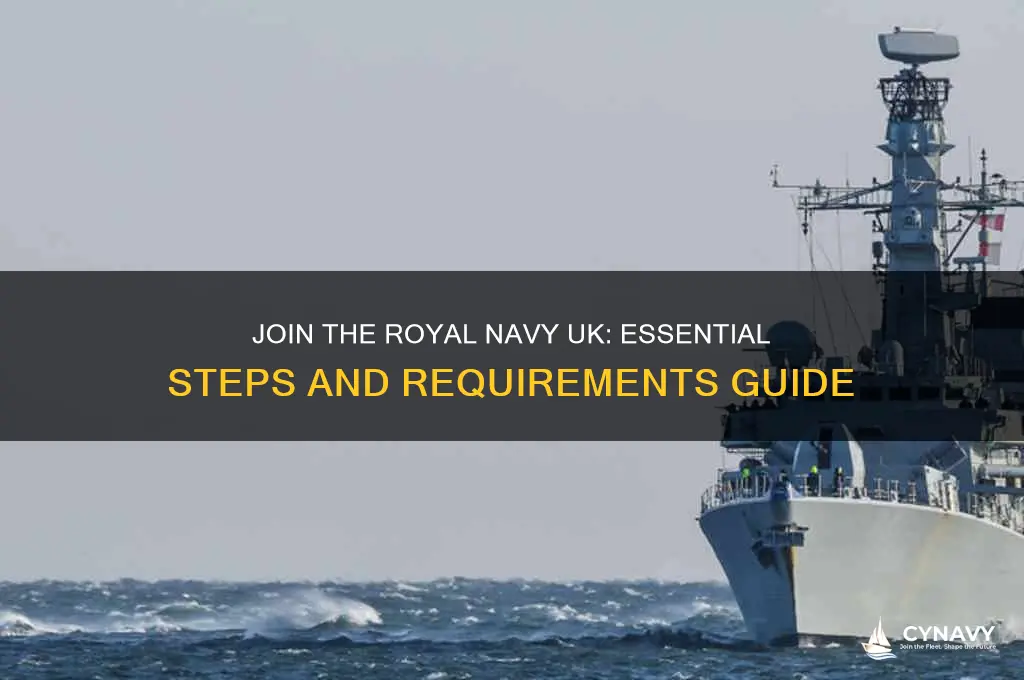 how to get in the navy uk