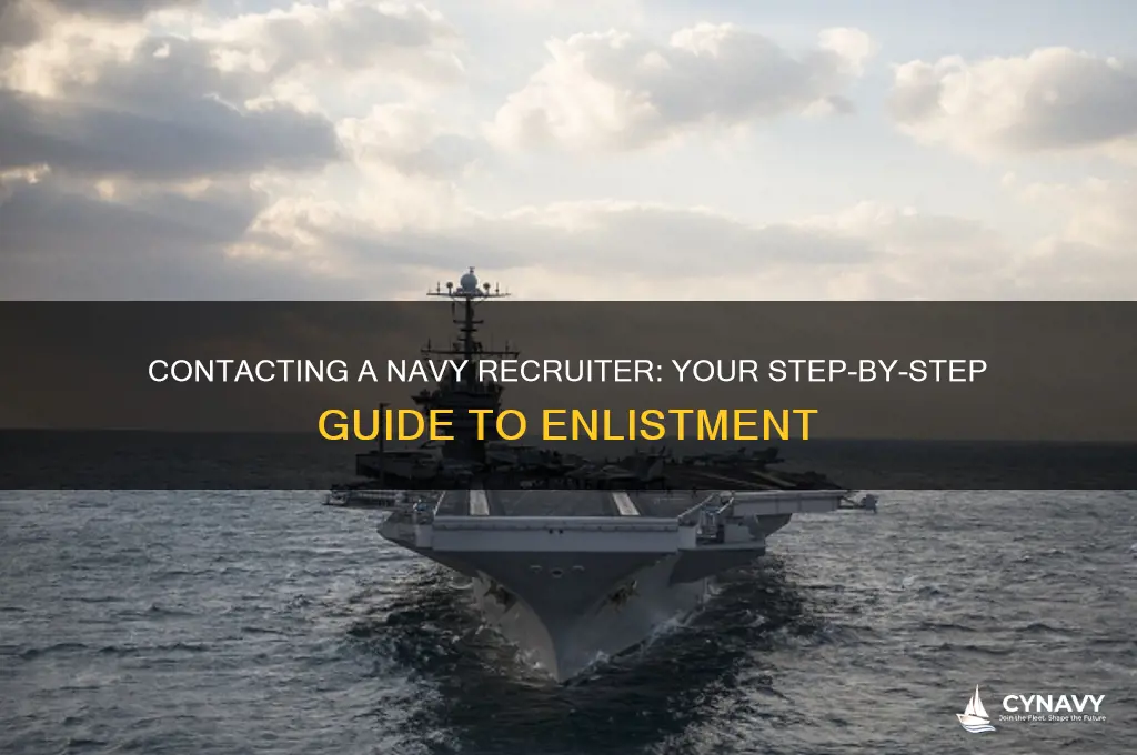 how to get in touch with a navy recruiter