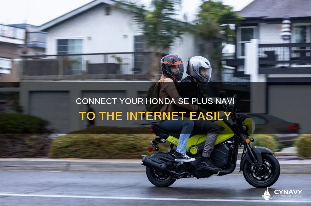 how to get internet on a honda se plus navi