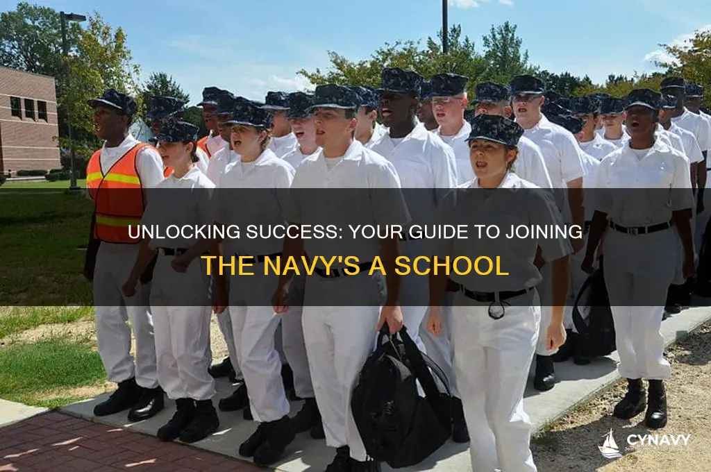 how to get into an a school navy
