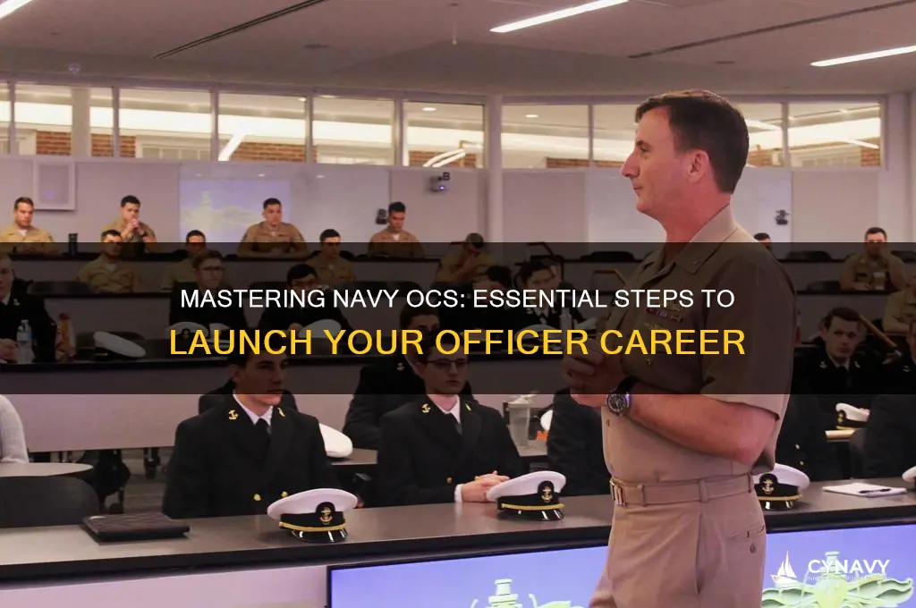 how to get into navy ocs