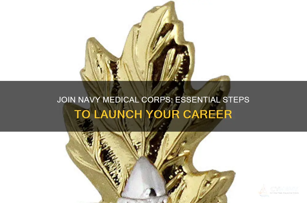 how to get into the navy medical corps