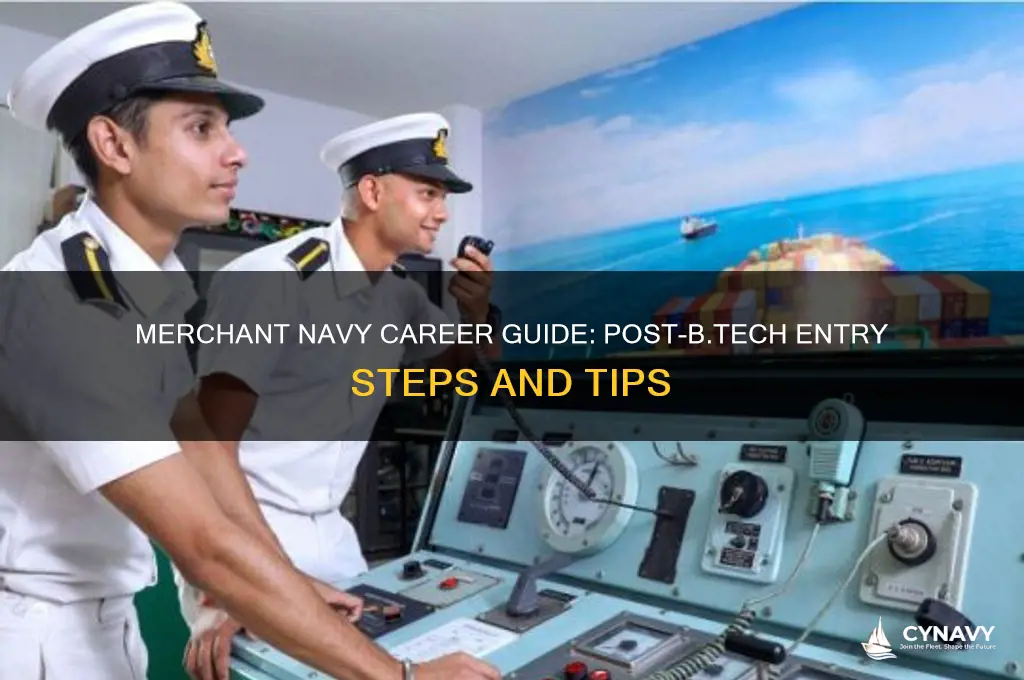 how to get job in merchant navy after b tech