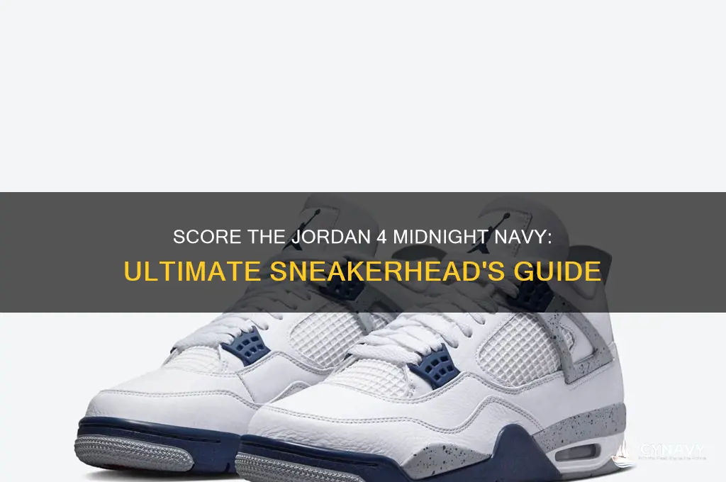how to get jordan 4 midnight navy