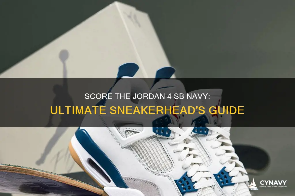 how to get jordan 4 sb navy