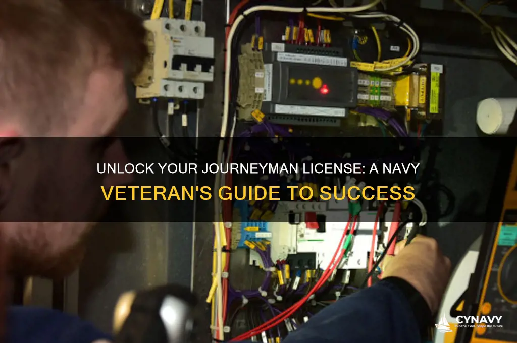 how to get journeyman license through navy