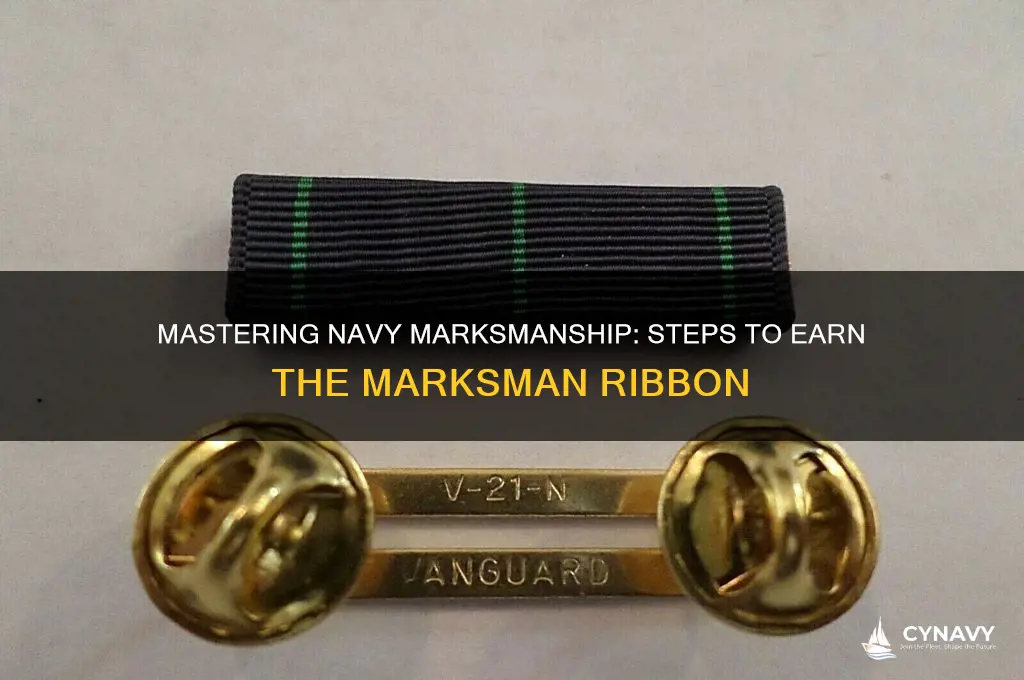 how to get marksman ribbon navy
