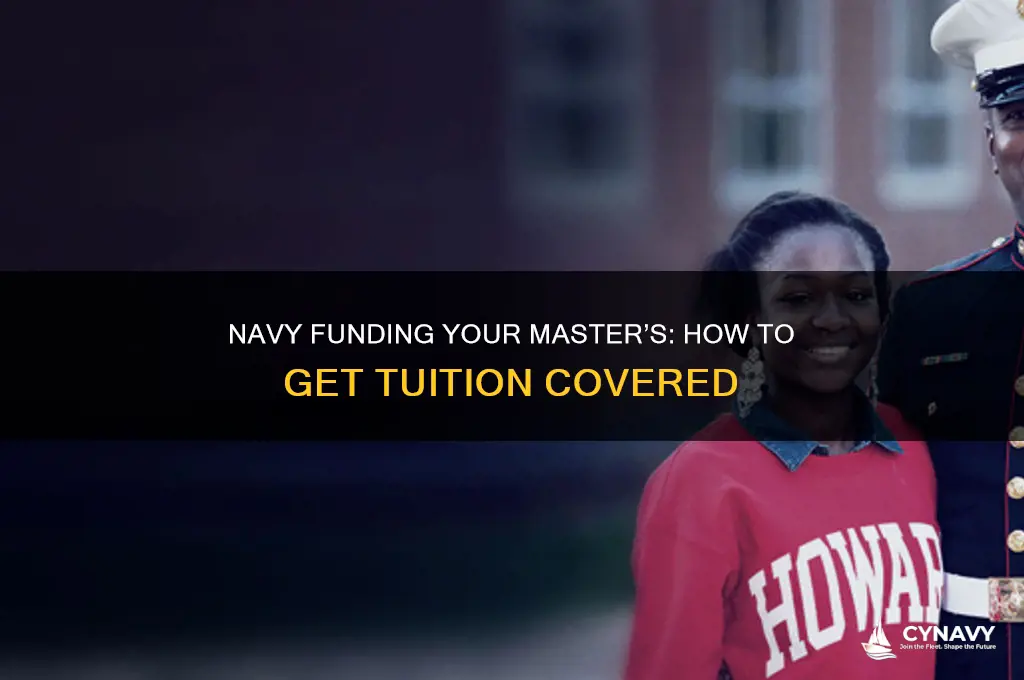 how to get masters degree paid for navy