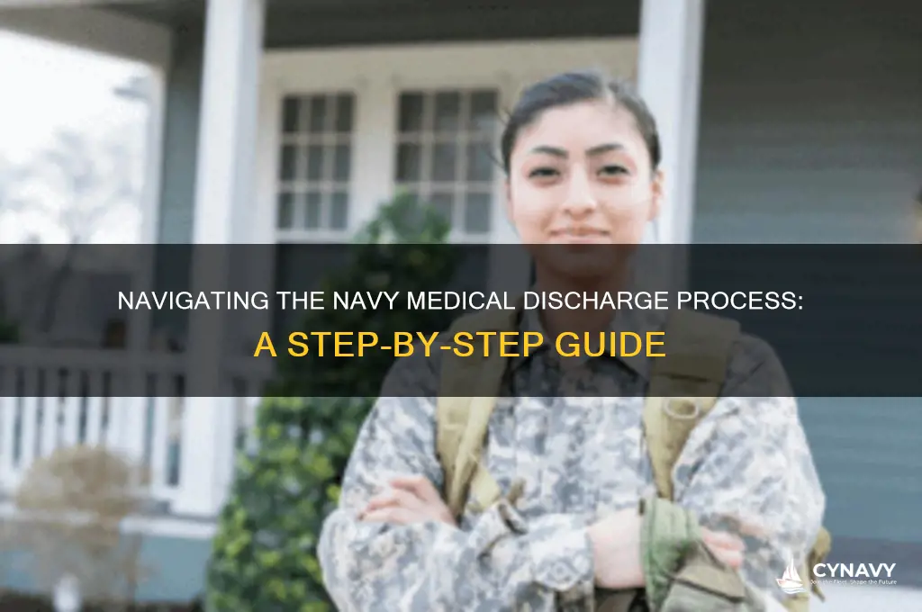 how to get medical discharge in navy exame