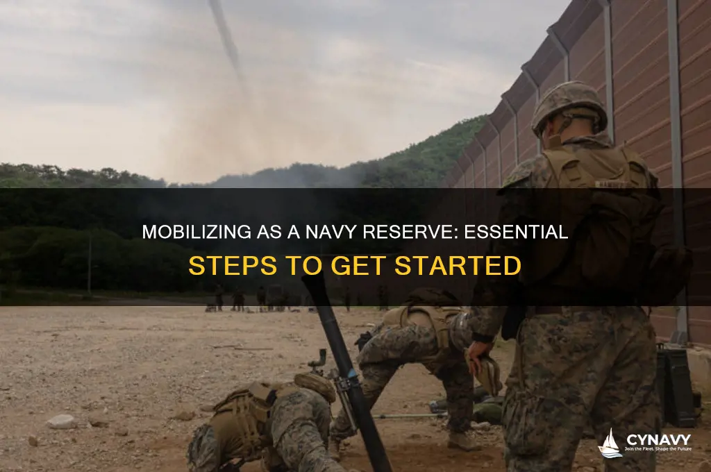 how to get mobilise as a navy reserve