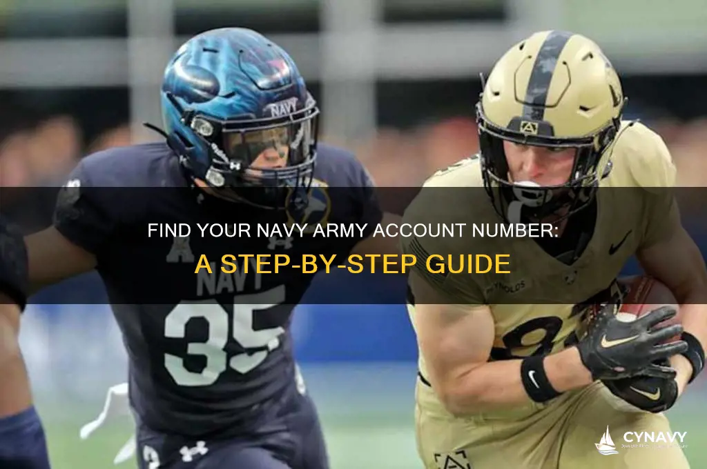 how to get my navy army account number