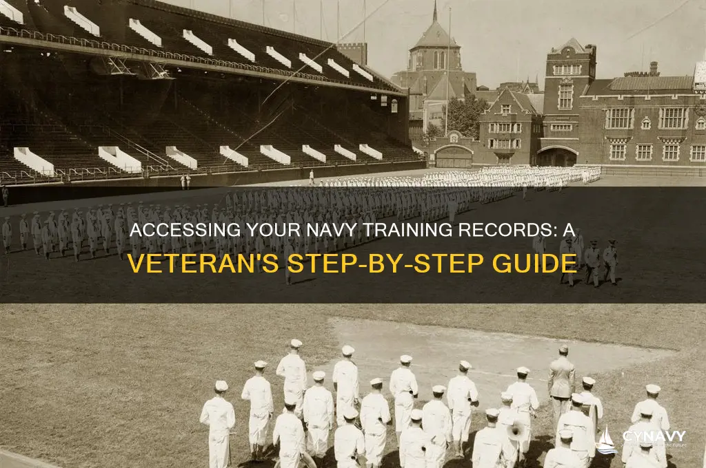 how to get my navy training record as a veteran