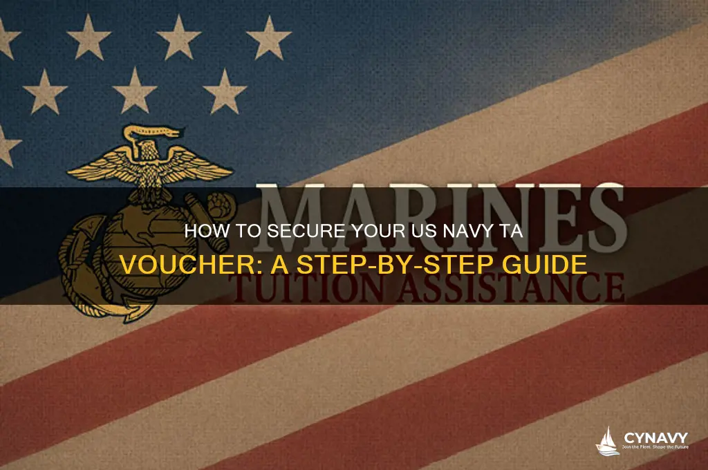 how to get my ta voucher for us navy