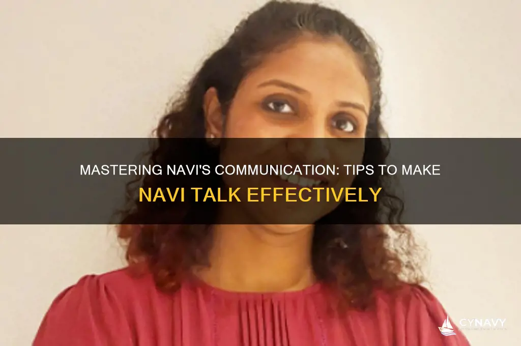 how to get navi to talk
