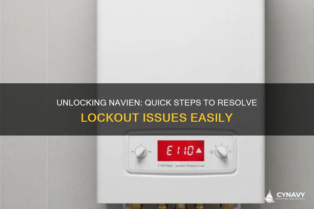 how to get navien out of lockout