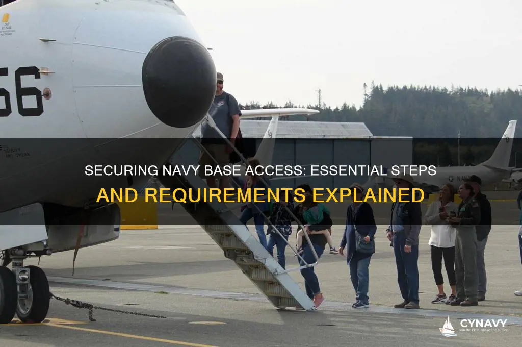 how to get navy base access