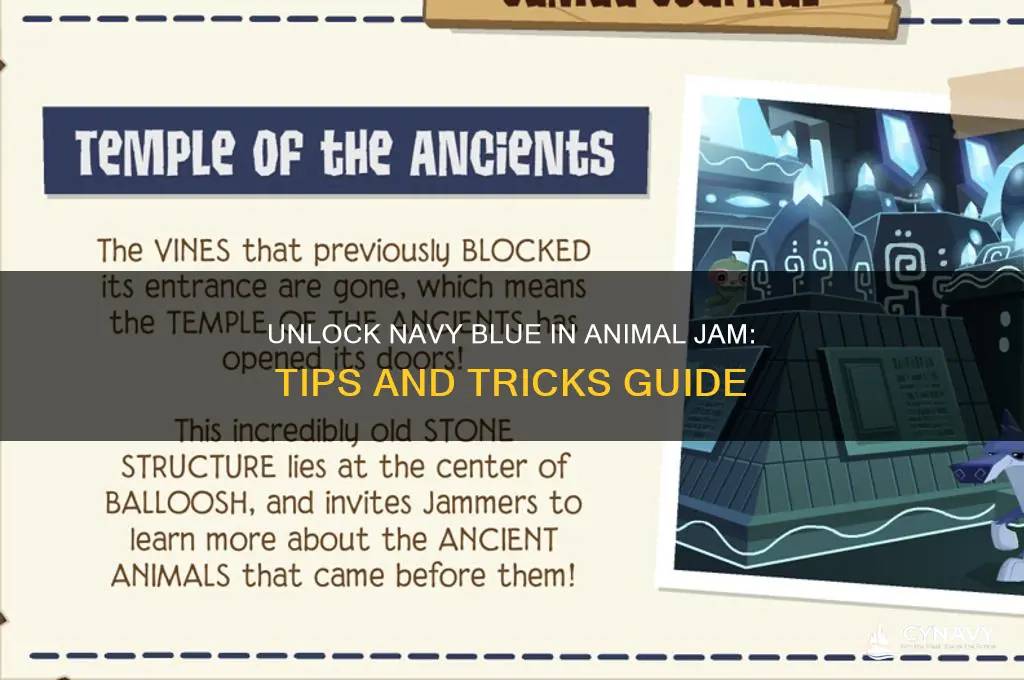 how to get navy blue animal jam