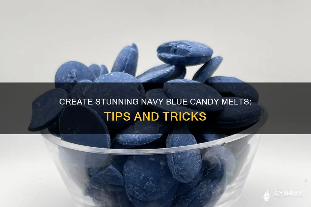 how to get navy blue candy melts