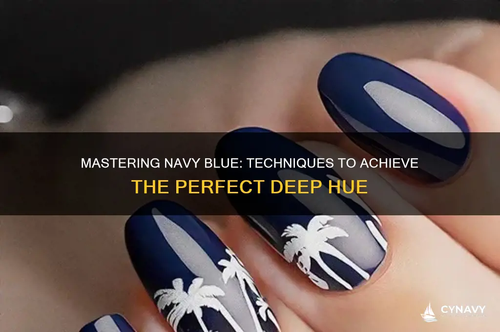 how to get navy blue colour