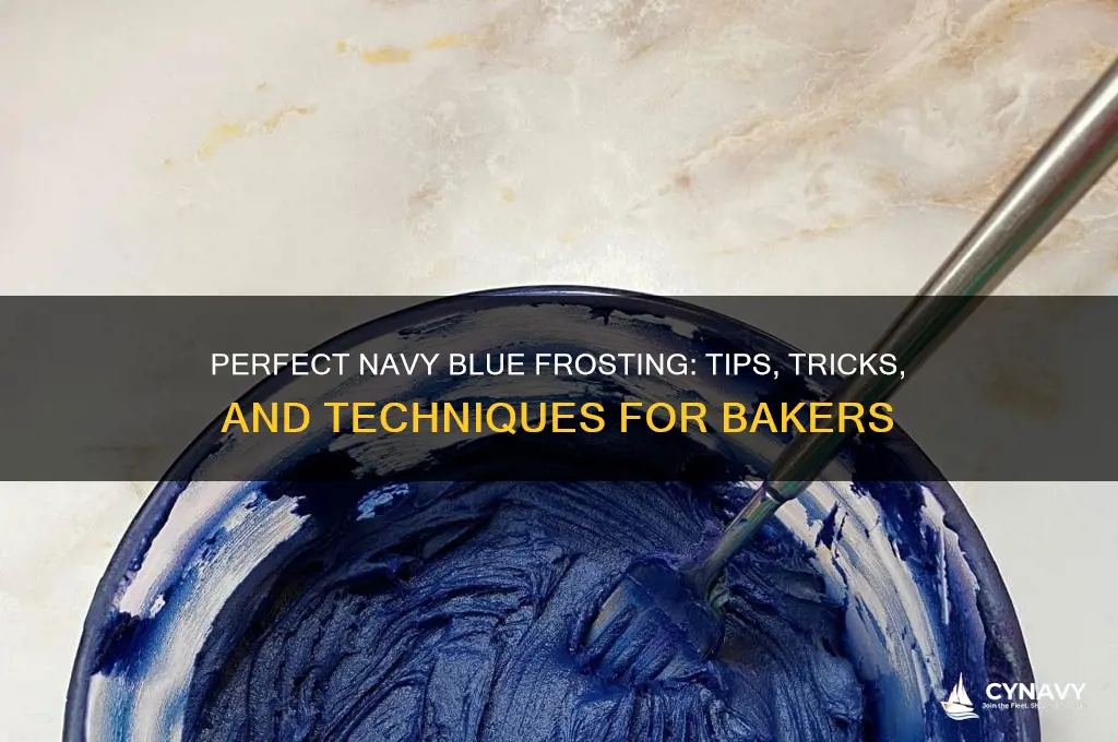 how to get navy blue frosting