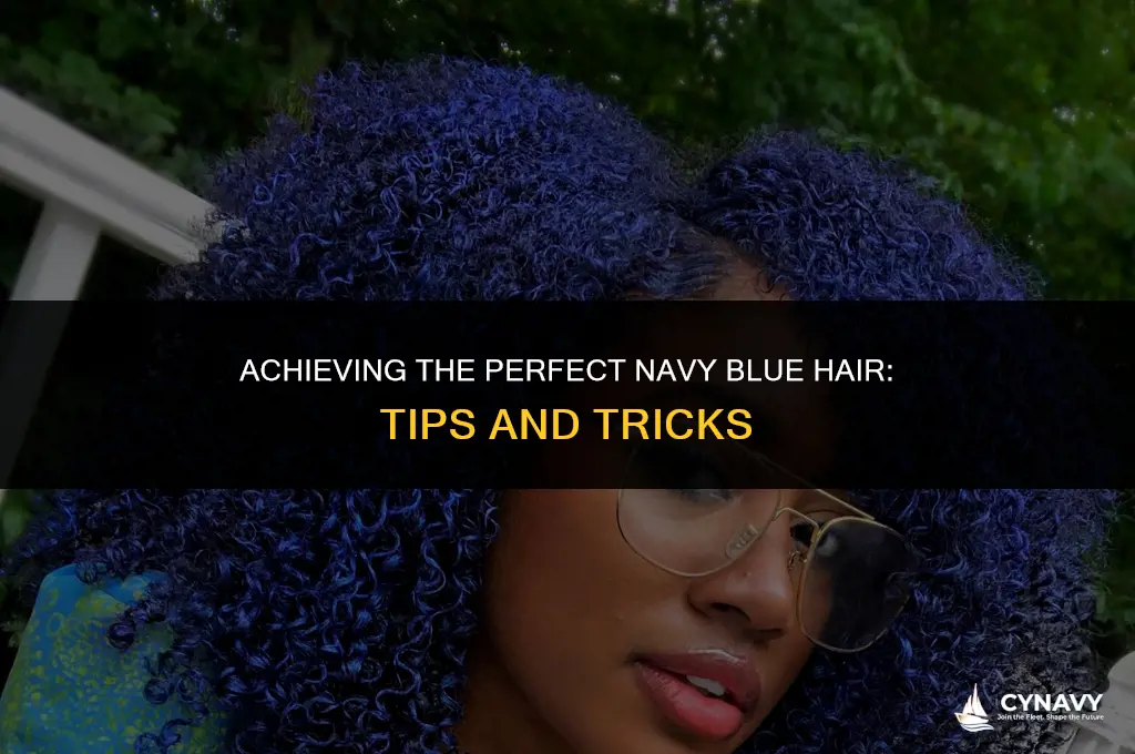 how to get navy blue hair color