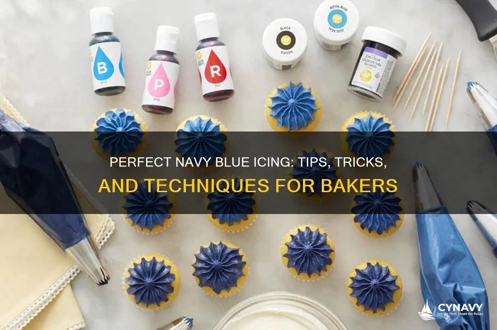 how to get navy blue icing