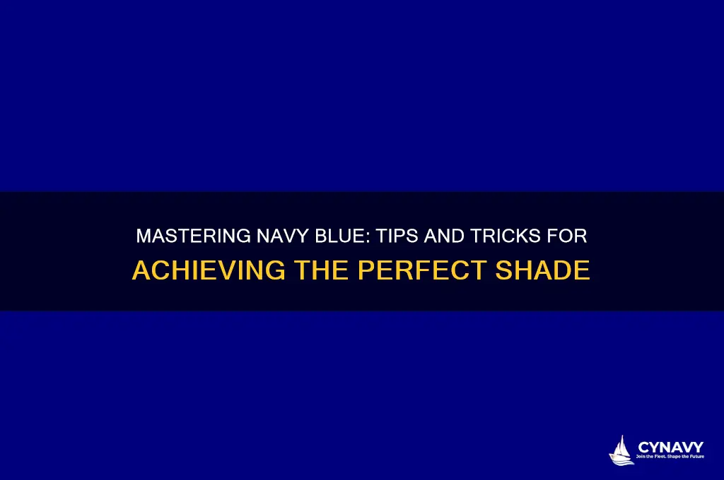 how to get navy blue