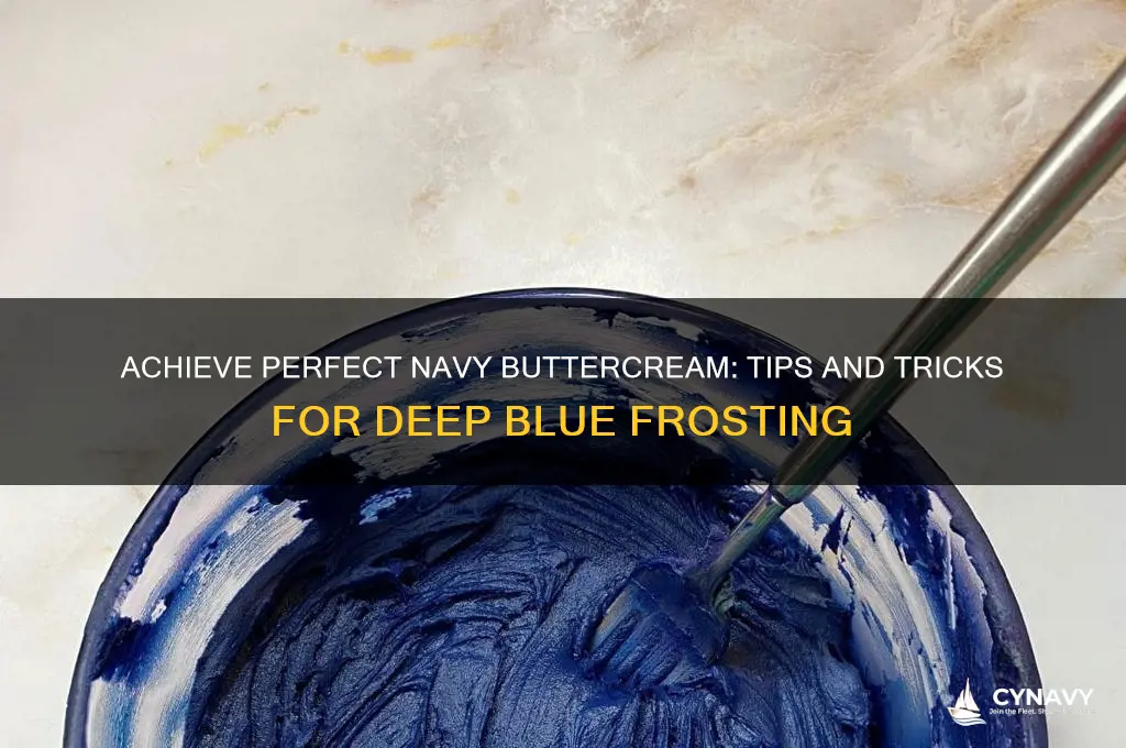 how to get navy buttercream