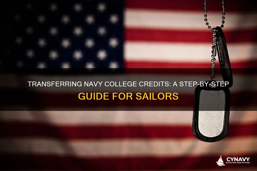 how to get navy college credits transferred