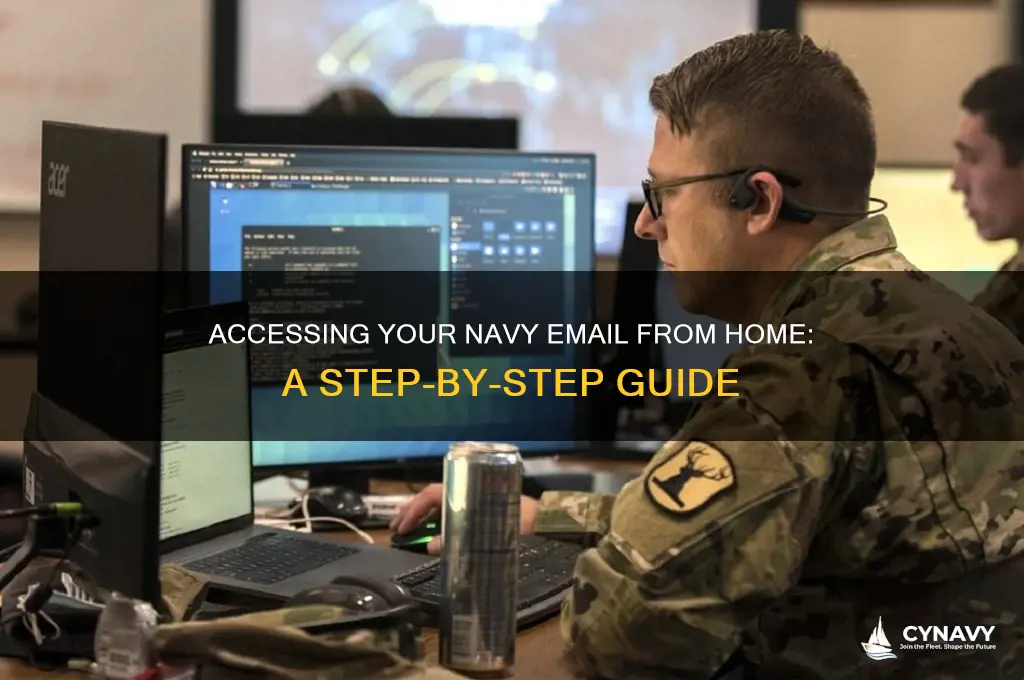 how to get navy email at home
