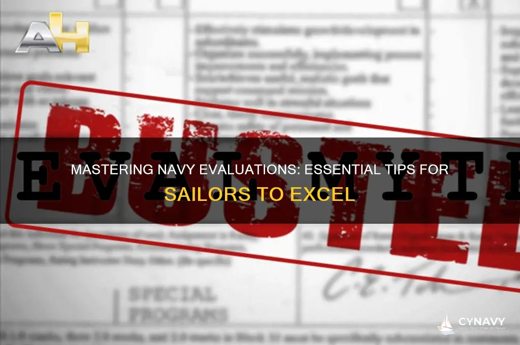how to get navy evals