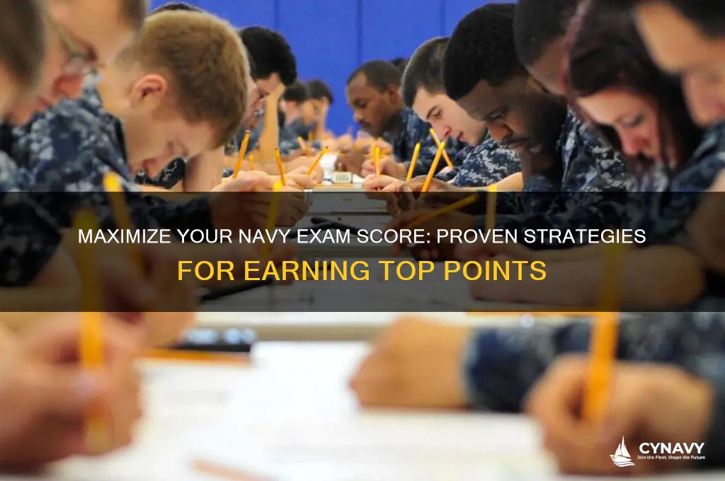 how to get navy exam points