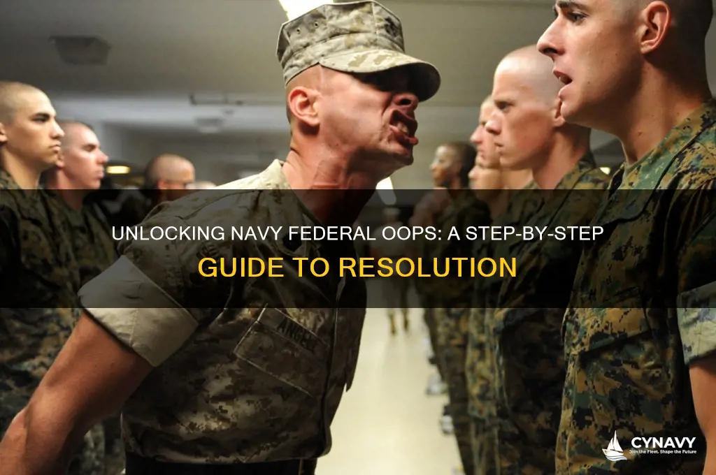 how to get navy federal oops