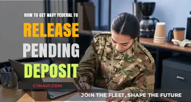 How to Get Navy Federal to Release Your Pending Deposit