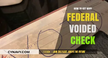 How to Obtain a Voided Check from Navy Federal Credit Union