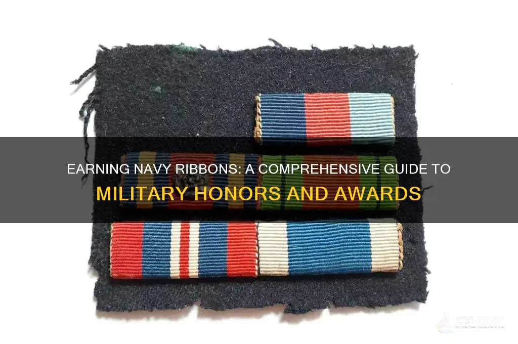 how to get navy ribbons