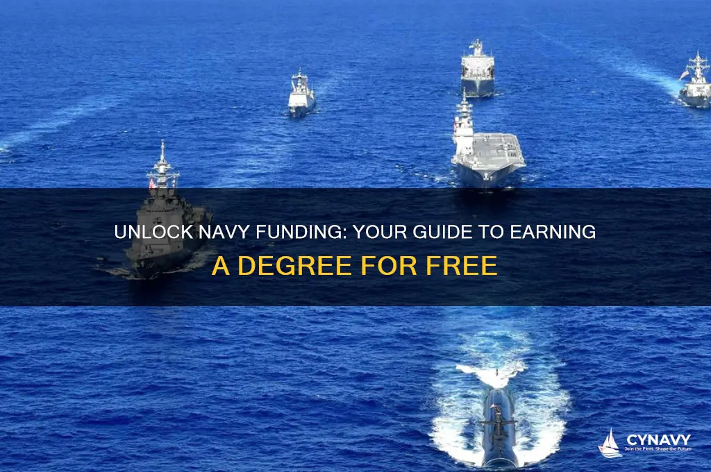 how to get navy to pay for a degree