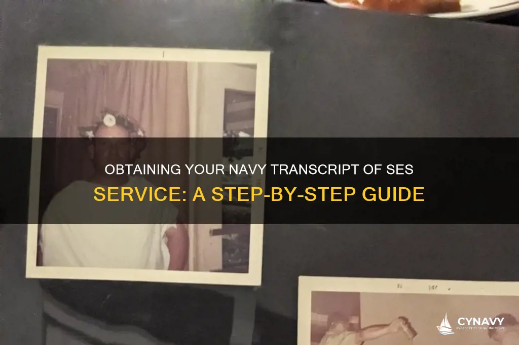 how to get navy transcript of ses service