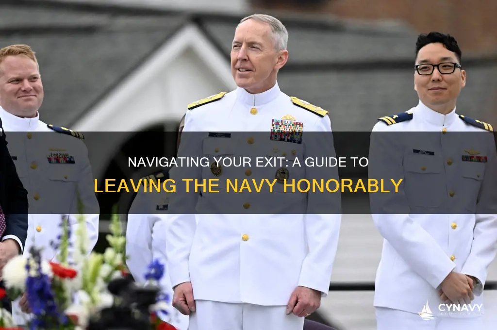 how to get off the ship navy