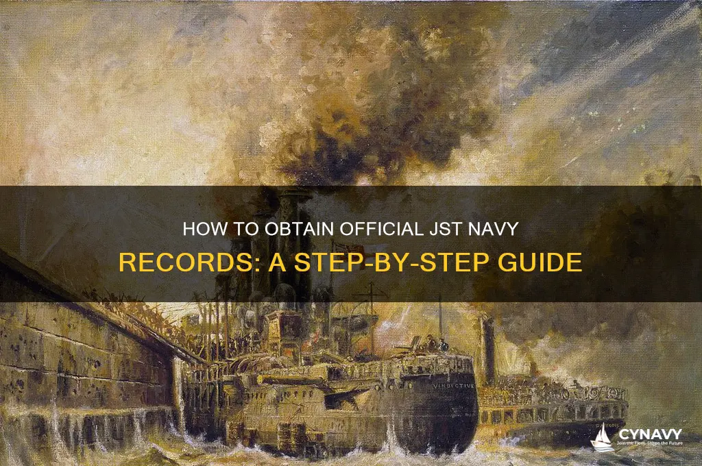 how to get official jst navy