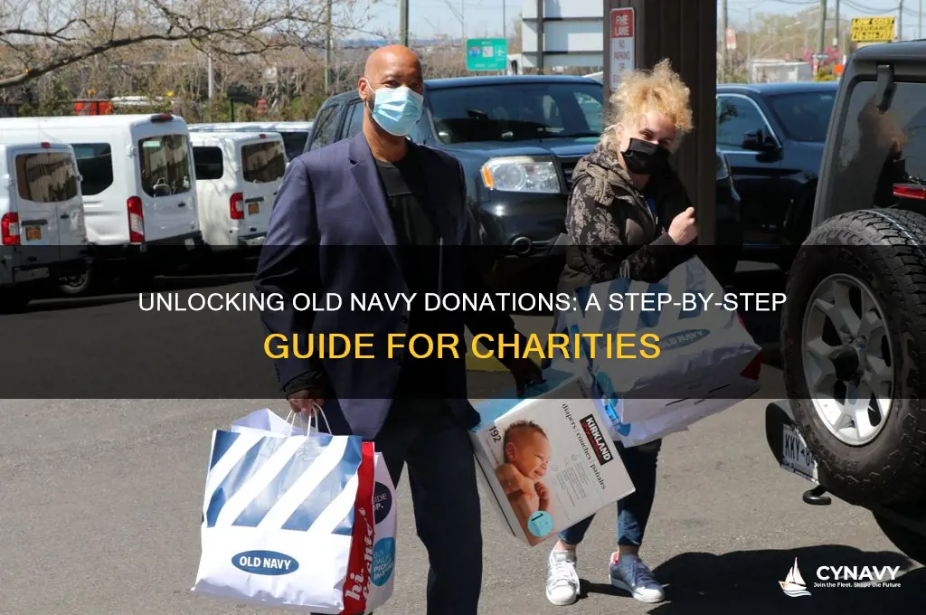 how to get old navy donations