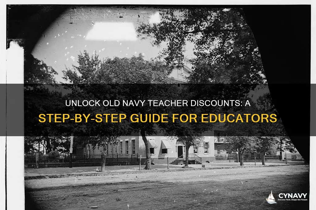 how to get old navy teacher discount