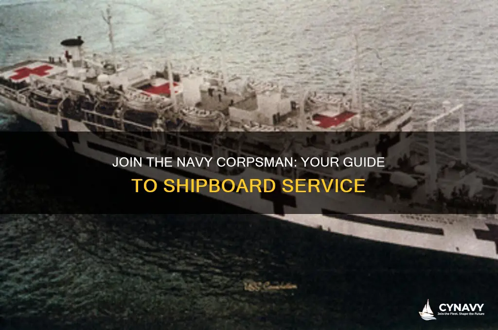 how to get on a ship navy corpsman