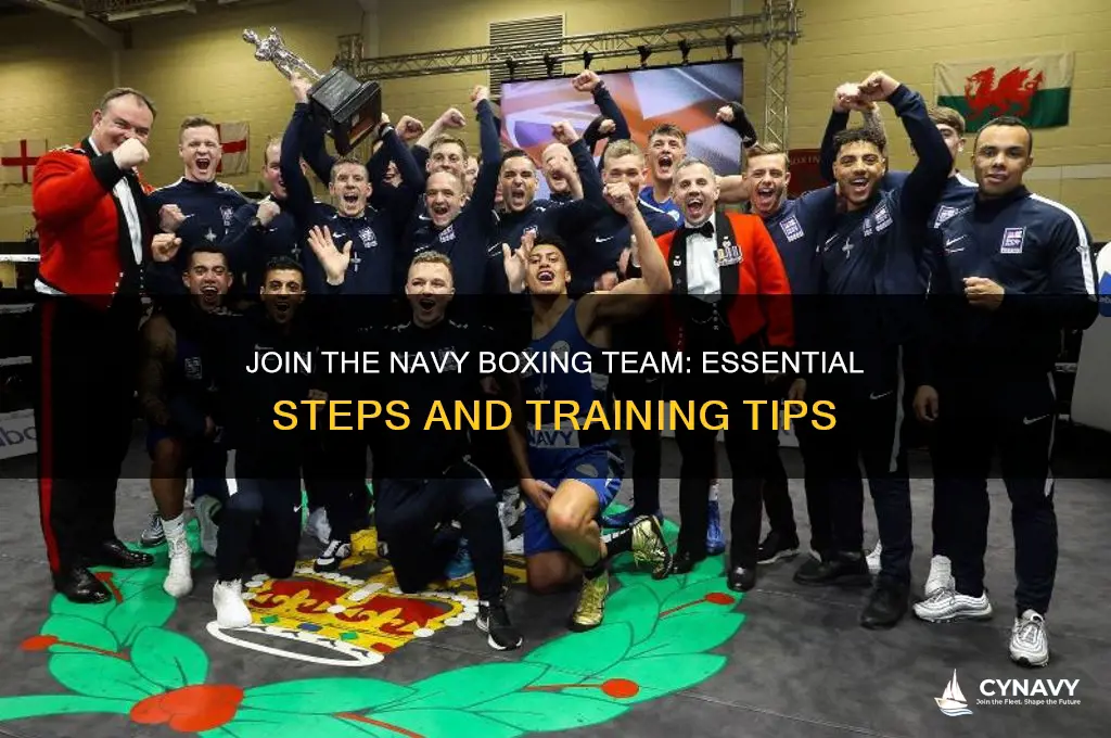 how to get on the navy boxing team