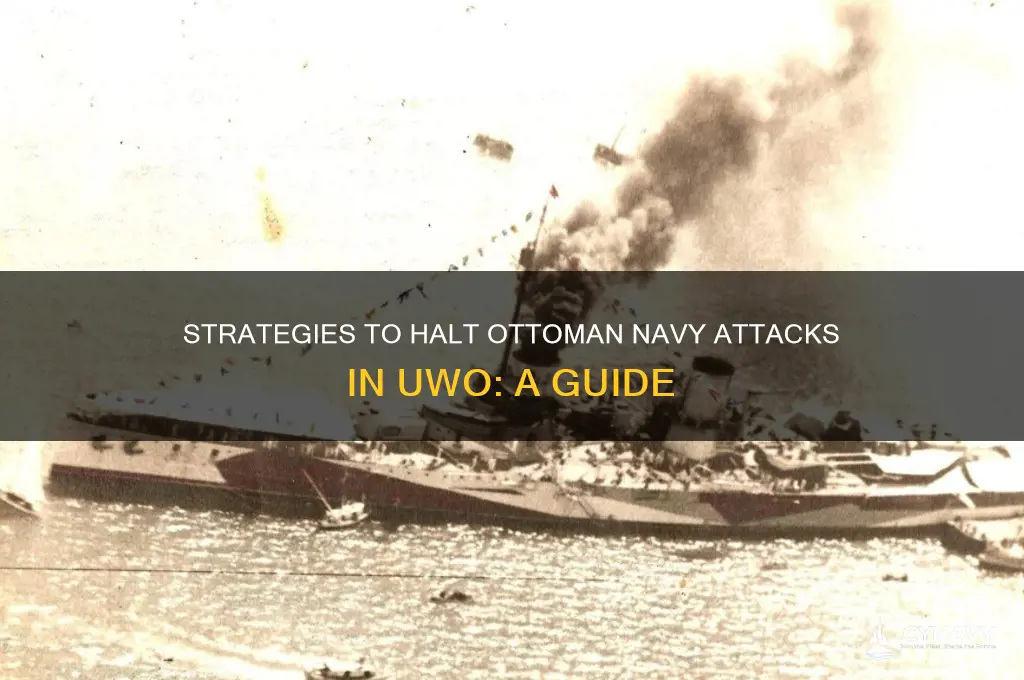 how to get ottoman navy ships to stop attacking uwo