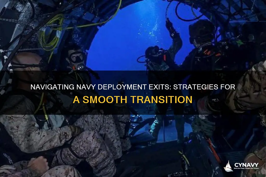how to get out of a deployment navy