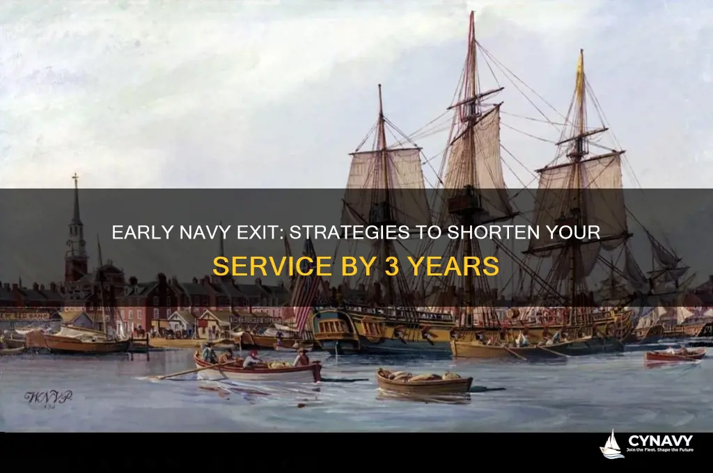 how to get out of navy 3 years early