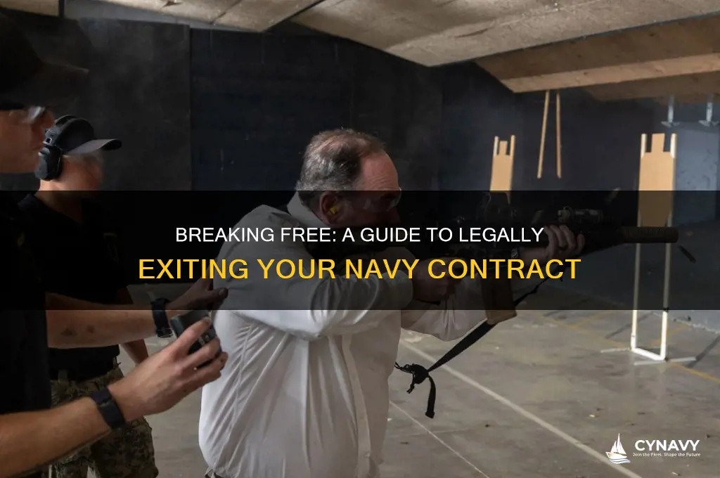 how to get out of navy contract